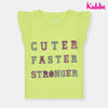 CA Green Neon Glitter Shirt 3084