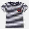 EC Navy Blue and White Lining T-shirt 
