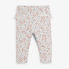NB White Flower Printed Legging 1117