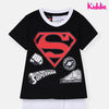Marvel Black and White Shirt with Short 2PCS Set