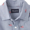 CP Blue Flag Printed Casual Shirt
