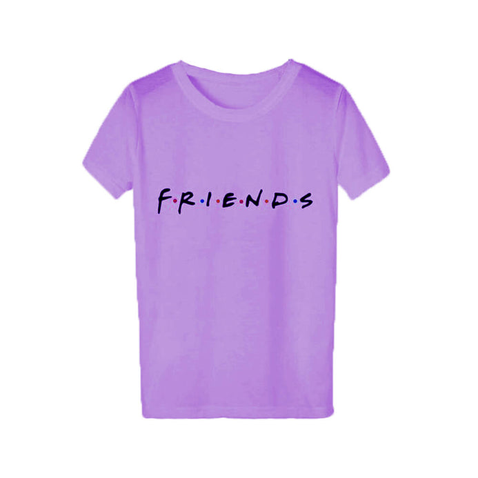 Friends Light Purple Jersey T shirt 3123