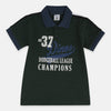 IU RV Dodge Ball Champions Green Polo 3395