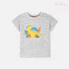Grey Printed T-shirt 3988