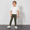 KIB Olive Cotton Pant with Free Canvas Belt 10647