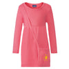 LPU Knitted Sun Pink Frock With Bag 11572