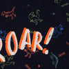 Dinosaur Roar Embroided Blue Sweatshirt 12634